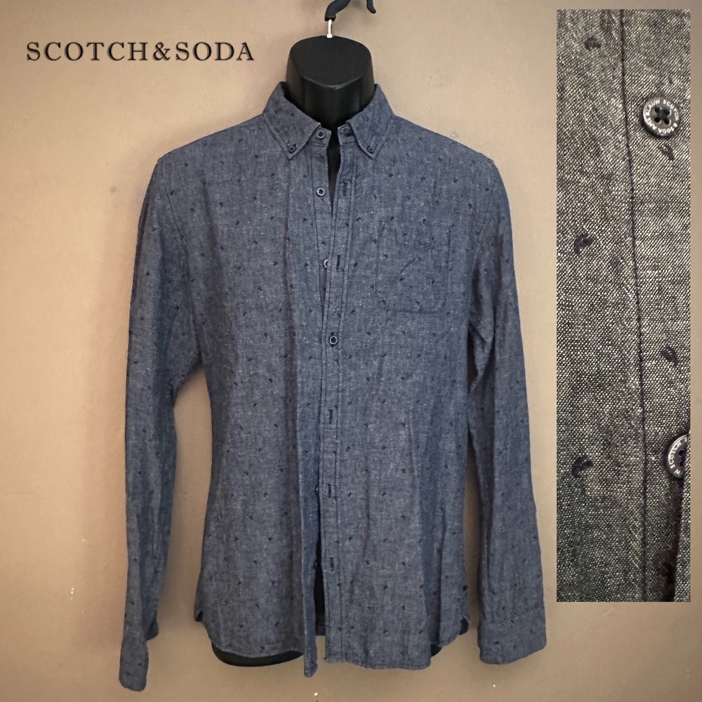 Scotch & Soda Button Down Shirt Medium Gently worn Cotton blend No fabric tag